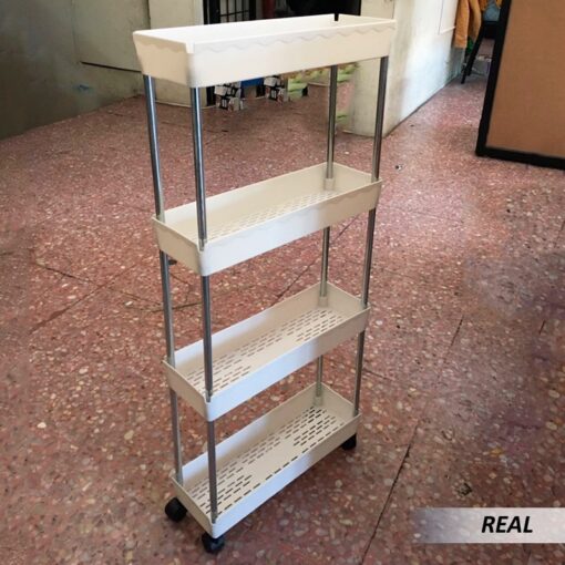 Organizador de 4 pisos de cocina con ruedas - Imagen 5