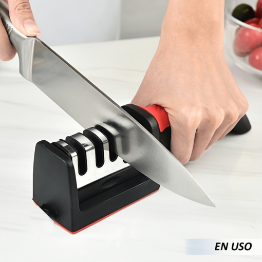 Afilador de cuchillo 3 ranuras