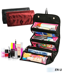 Bolso enrollable de maquillaje