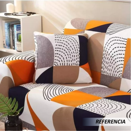 Forro de Mueble para 3 Puestos con Diseño - Imagen 9