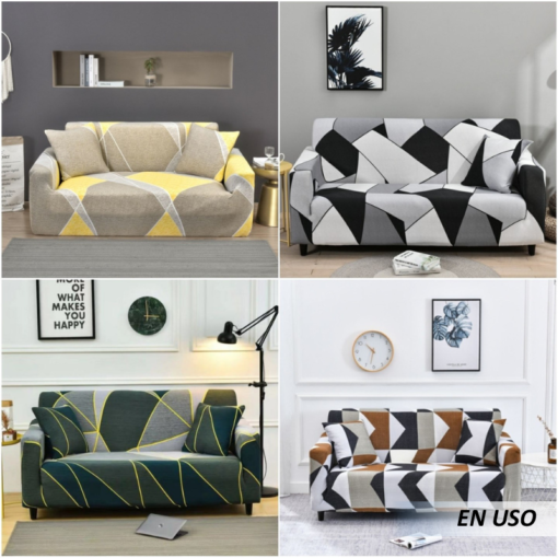 Forro de Mueble para 3 Puestos con Diseño - Imagen 3
