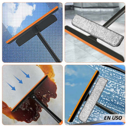 Limpiador de Ventana Flexible con Esponja - Imagen 3