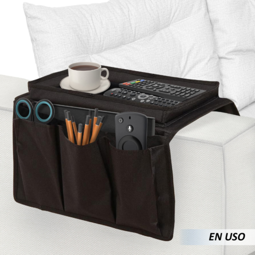 Organizador de control remoto para sillón