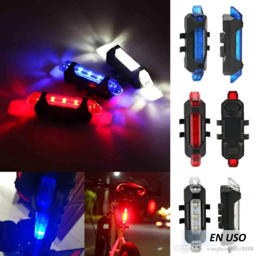 luz para bicicleta recargable bs-216 - Imagen 3