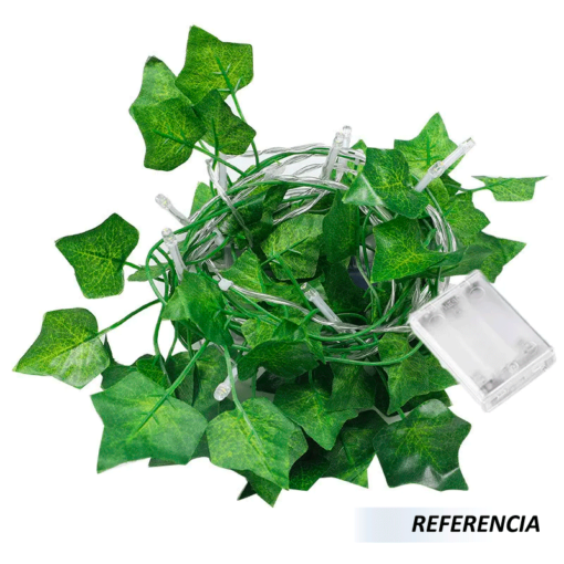 Guirnalda de hojas artificiales con luz led - Imagen 7