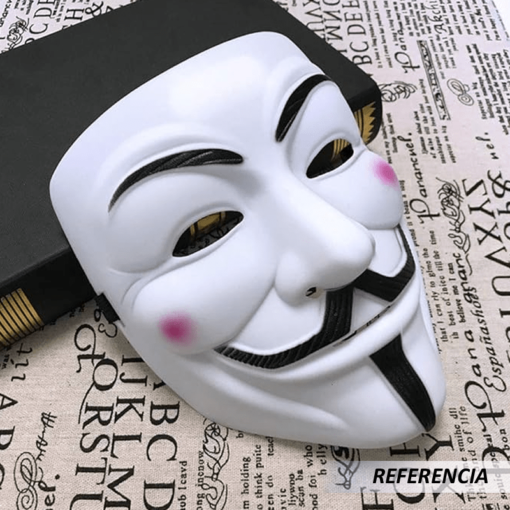 Máscara plástica de Anonymous - Imagen 7