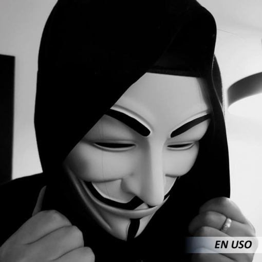 Máscara plástica de Anonymous