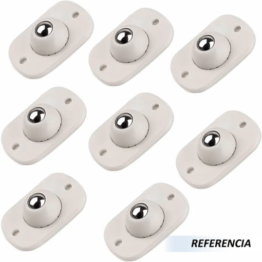 Mini ruedas giratorias adhesivas - Imagen 7
