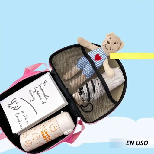 Mini mochila en forma arcoíris para niños y niñas - Imagen 3