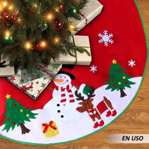 Pie de árbol 120cm navideño - Imagen 3
