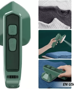 Plancha mini de vapor Bivolt para ropa con base antiadherente