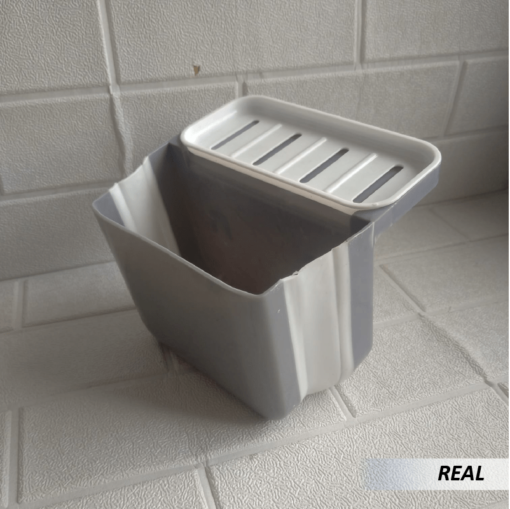 Recipiente plegable con ventosa escurridor para cocina - Imagen 4