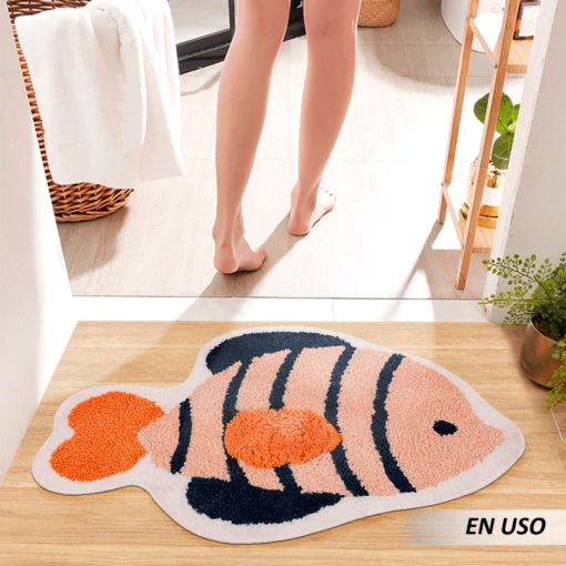 Alfombra de plástico para baño