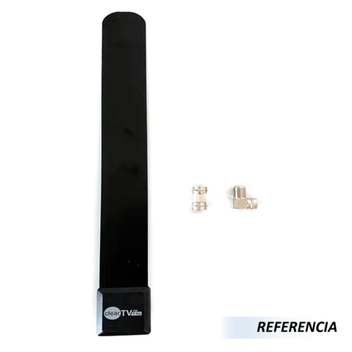 Antena Digital de Tv para interiores con dos adaptadores - Imagen 7