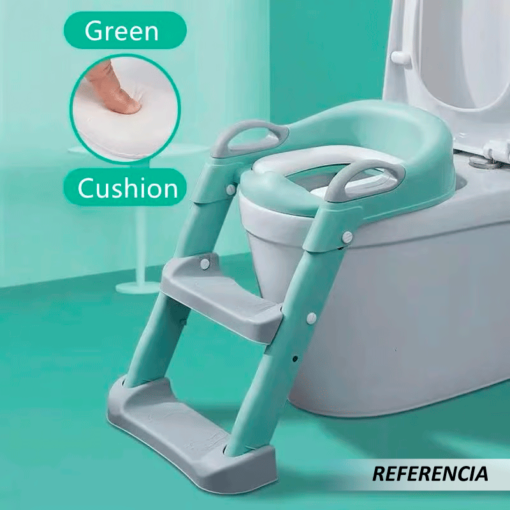 Asiento de baño con escalera para niños - Imagen 5