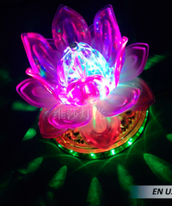 Lámpara diseño flor de loto