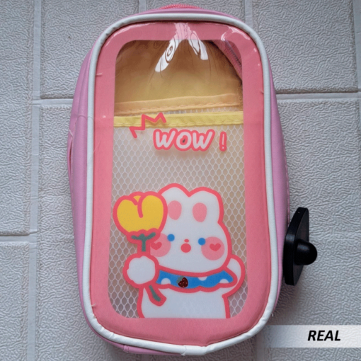 Bolsa transparente de conejo para bolígrafos - Imagen 5