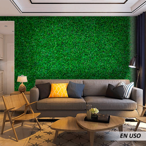 Césped artificial para pared