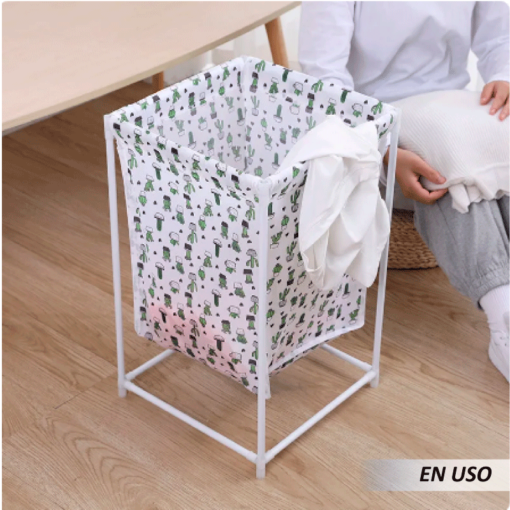 Cesta de ropa sucia de tela a prueba de polvo