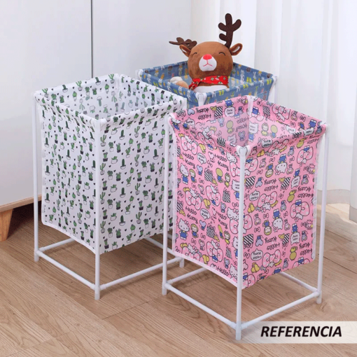 Cesta de ropa sucia de tela a prueba de polvo - Imagen 7