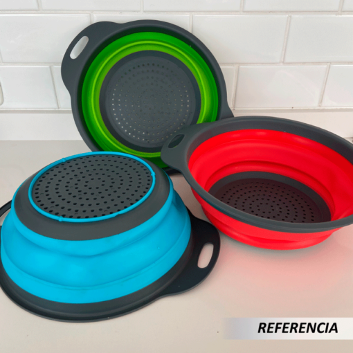 Colador plegable de silicona para cocina - Imagen 7