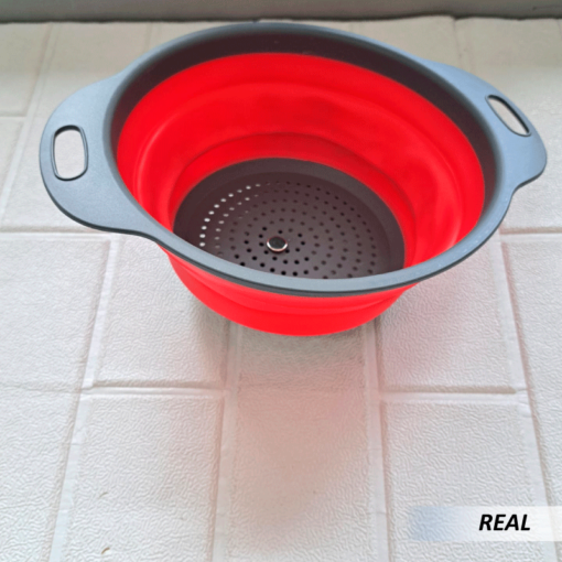 Colador plegable de silicona para cocina - Imagen 5