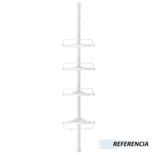 Estante esquinero de baño de 4 niveles - Imagen 5