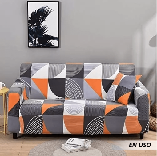 Forro de Mueble para 3 Puestos con Diseño