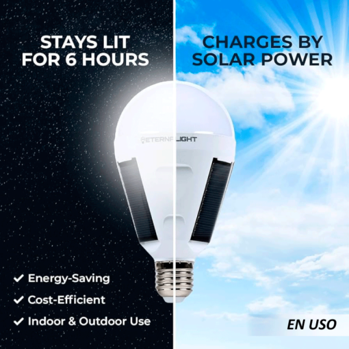 Bombilla Led de energía Solar 7w