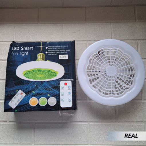  Foco ventilador de techo inteligente con Control remoto - Imagen 6
