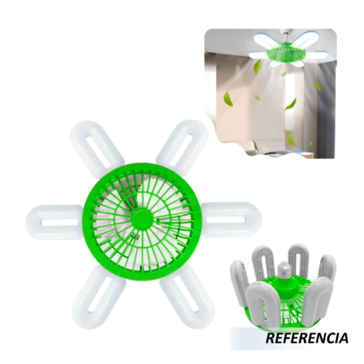 Foco ventilador con luz led plegable - Imagen 7