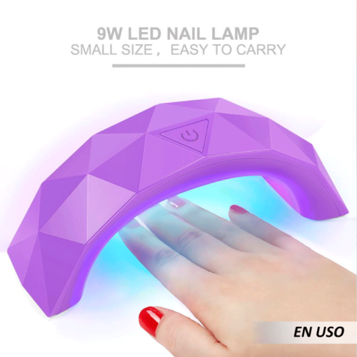 Mini lámpara de uñas 9w