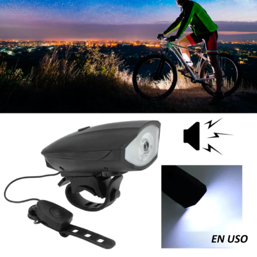 Luz para bicicleta charging fy318