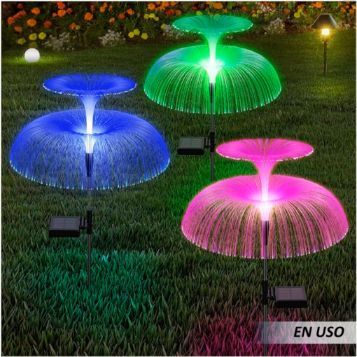 Luz Solar medusa de jardín para exteriores