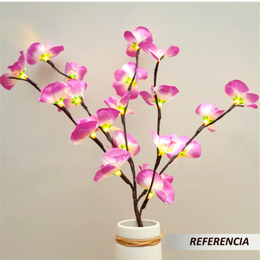 Luz de árbol en forma de orquídeas - Imagen 7