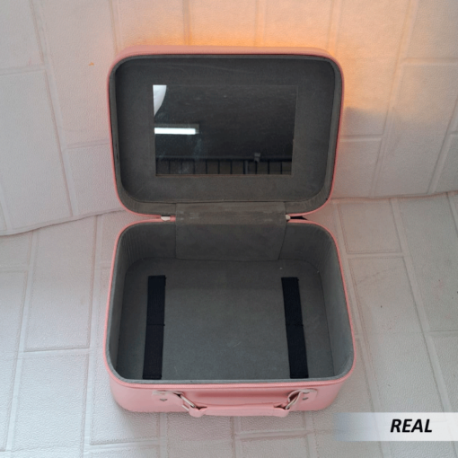 Bolsa con diseño organizador de maquillaje con espejo - Imagen 6