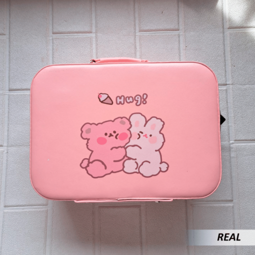 Bolsa con diseño organizador de maquillaje con espejo - Imagen 5