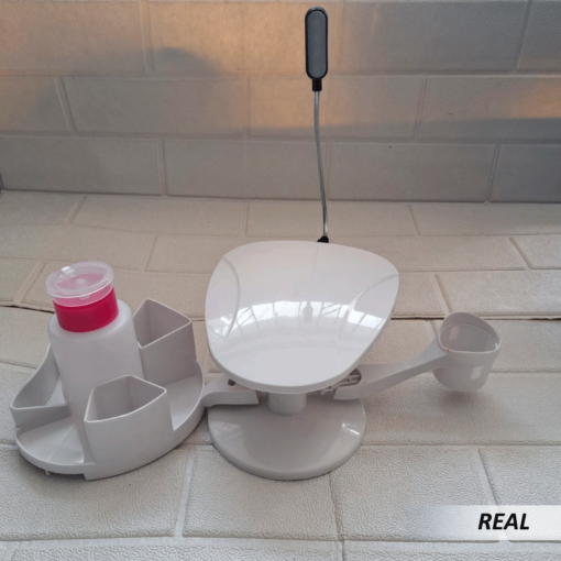 Soporte de esmalte de uñas con reposa manos multiángulo - Imagen 6