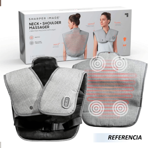 Almohadilla térmica masajeadora  para hombros y cuello eléctrica - Imagen 5