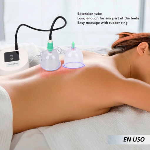 Masajeador eléctrico de ventosas recargable