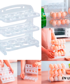 Organizador de huevos 3 pisos