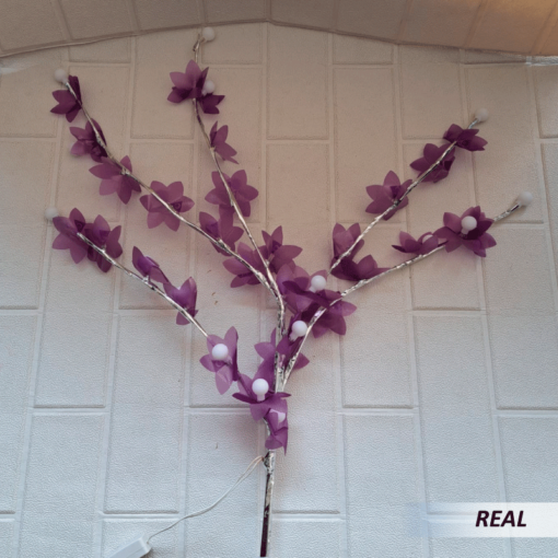 Luz de árbol en forma de orquídeas - Imagen 5
