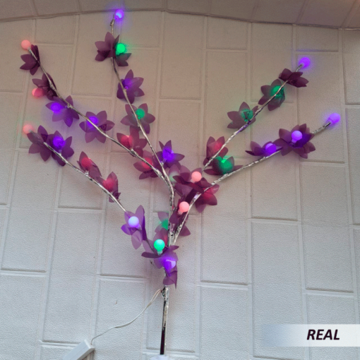 Luz de árbol en forma de orquídeas - Imagen 6