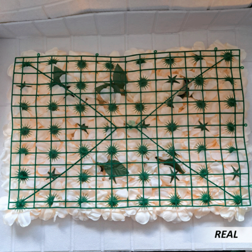Panel decorativo de pared con flores artificiales - Imagen 6