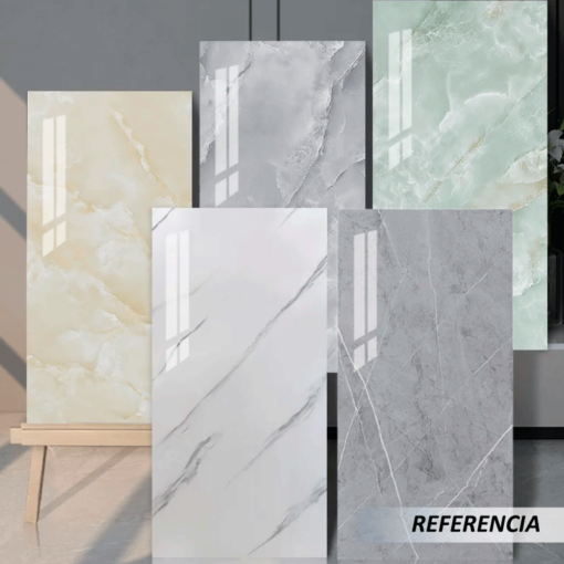  Paneles de pared de mármol simulado - Imagen 7