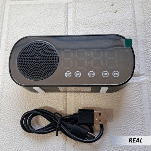 Radio despertador Digital con espejo y pantalla LED - Imagen 6