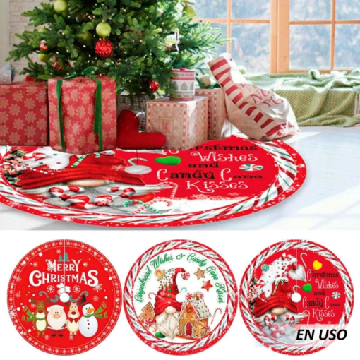 Pie de árbol 120cm navideño