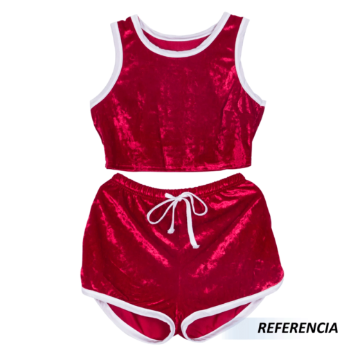Conjunto de pijama terciopelo - Imagen 7