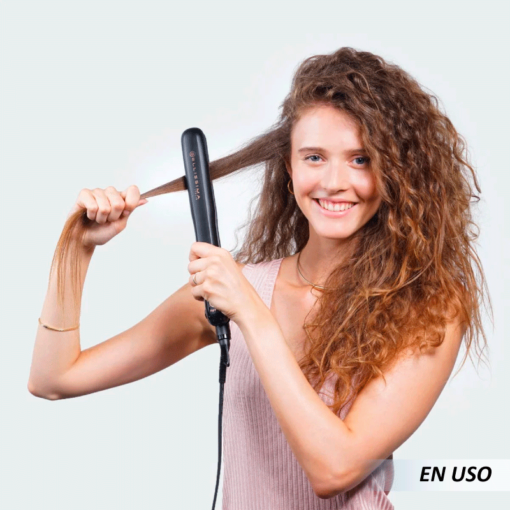 Plancha a vapor profesional para el pelo de cerámica