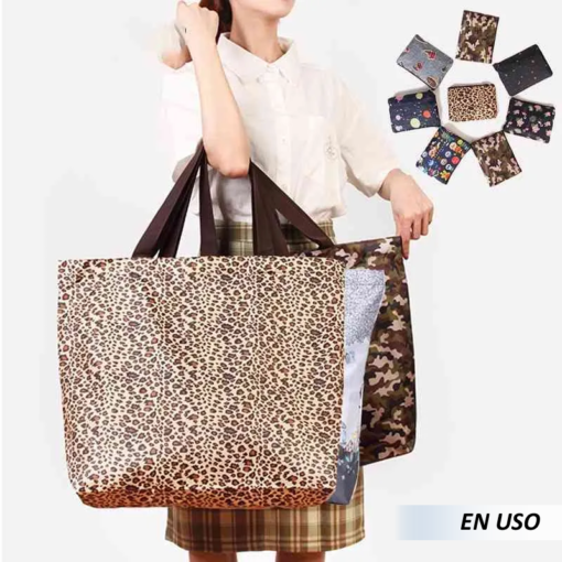 Bolso de Compras con Cierre Tipo Totebag - Imagen 4